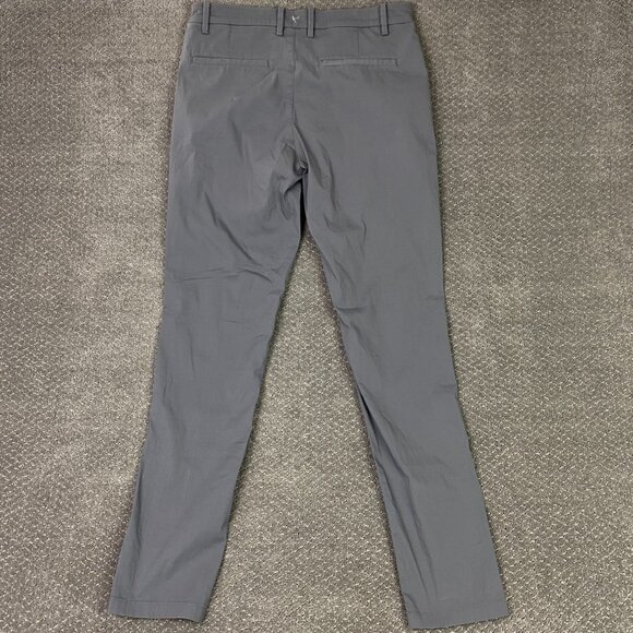 Birddogs 6 Pocket Pants Men's 34 x 34 Fits 34 x 33 Gray Chino Performance Golf - Picture 5 of 13